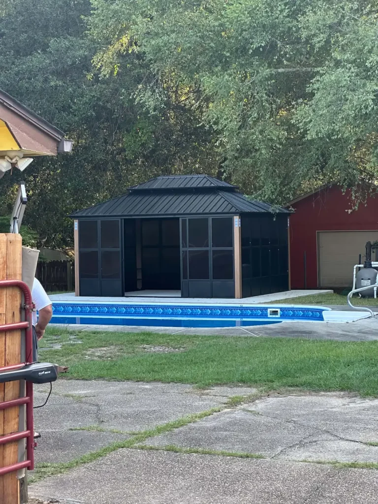 Pergola kit installation in Pensacola